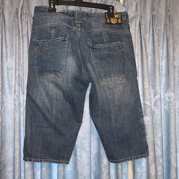 Tokyo Laundry Jean Shorts Jorts Japanese Brand Size 34 - Picture 5 of 7